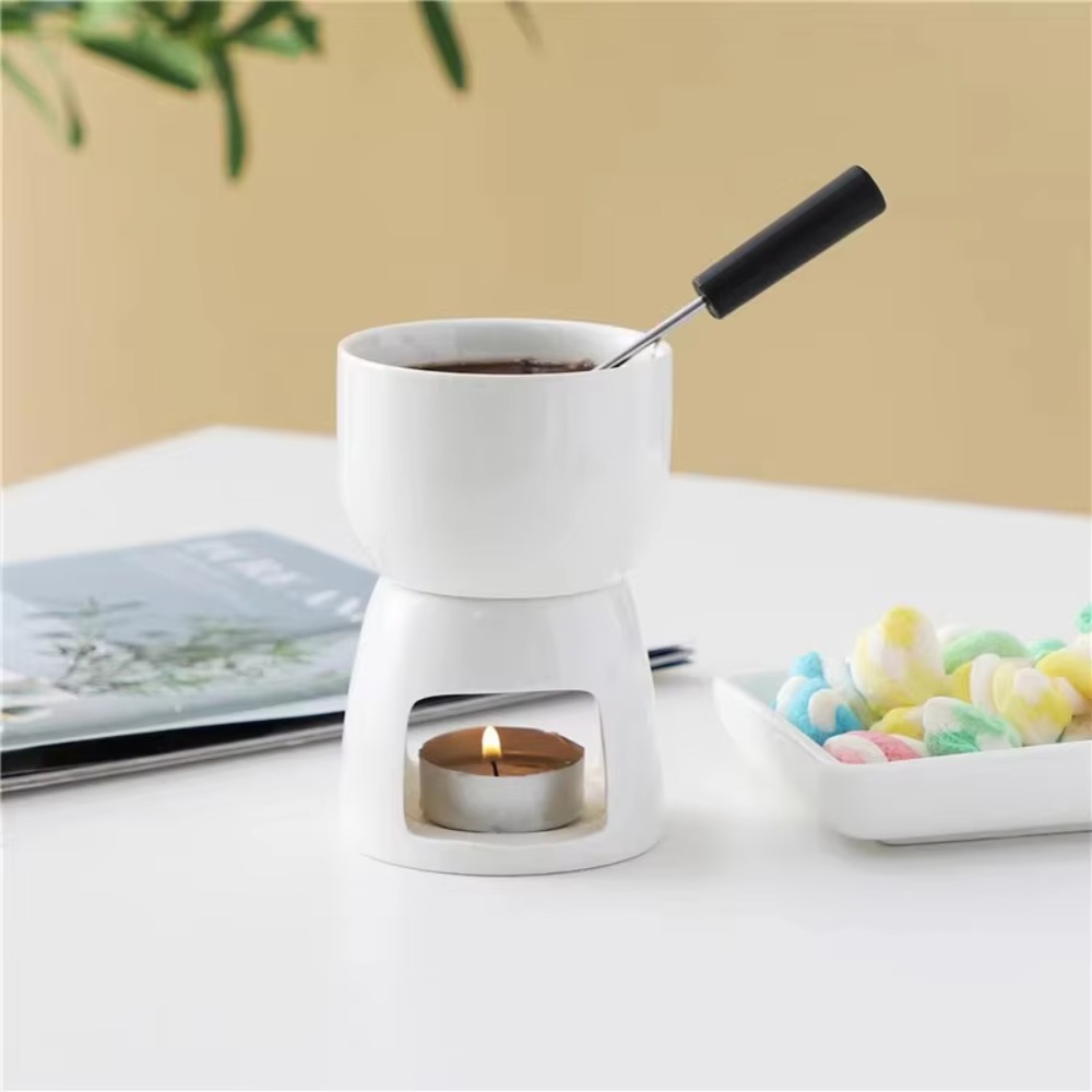 Ceramic Chocolate Cheese Fondu - Fondue Pot Ceramic ulasan dan harga