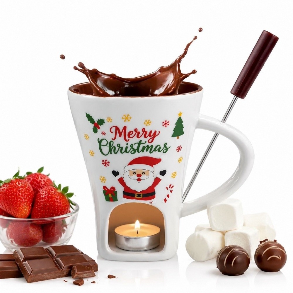 Ceramic Chocolate Melting Cup  - Fondue Pot Ceramic ulasan dan harga