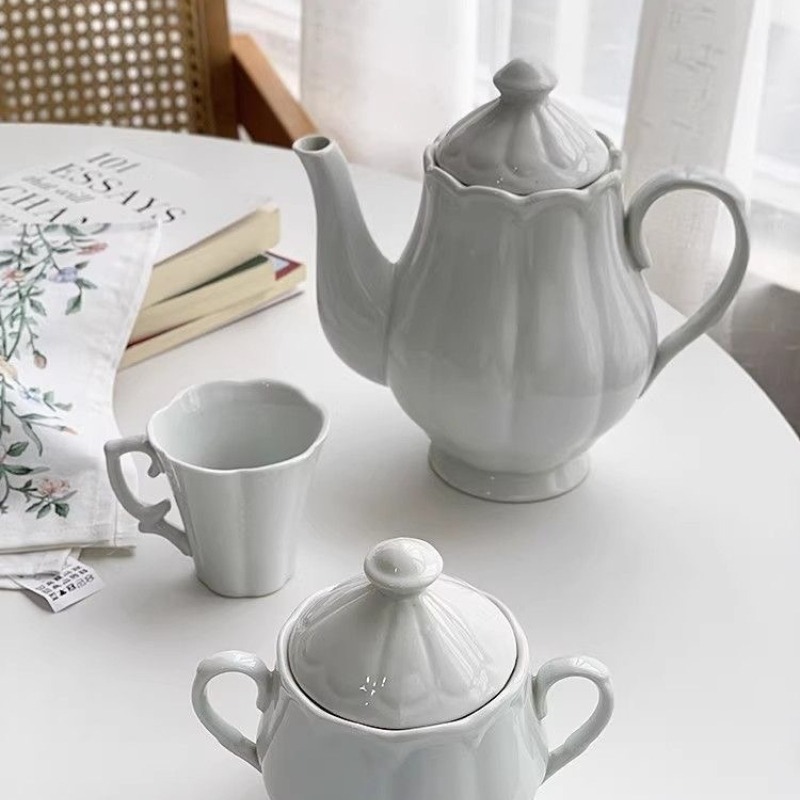 French Retro Flower Bud Cerami - Home Cooking Delivery ulasan dan harga