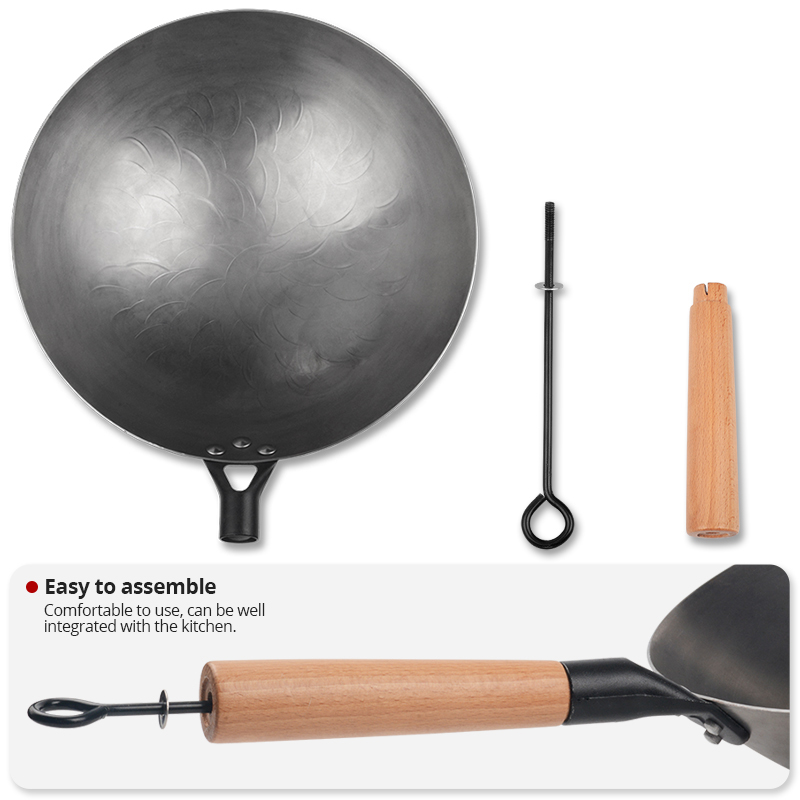 Chinese Iron Wok Handmade Forg - Dosa Pan Iron ulasan dan harga