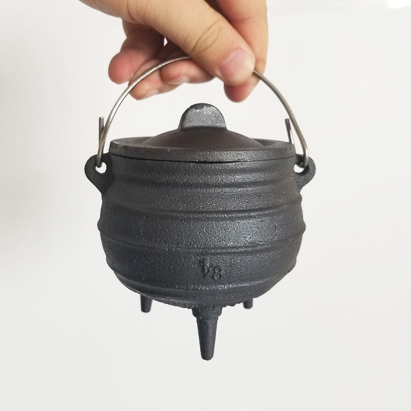 Medium 1/8# Cast Iron Cauldron - Dosa Pan Iron ulasan dan harga