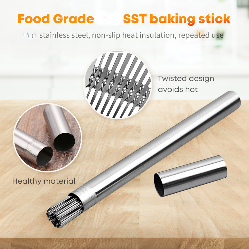 Stainless Steel Barbecue Skewe - Dosa Pan Iron ulasan dan harga