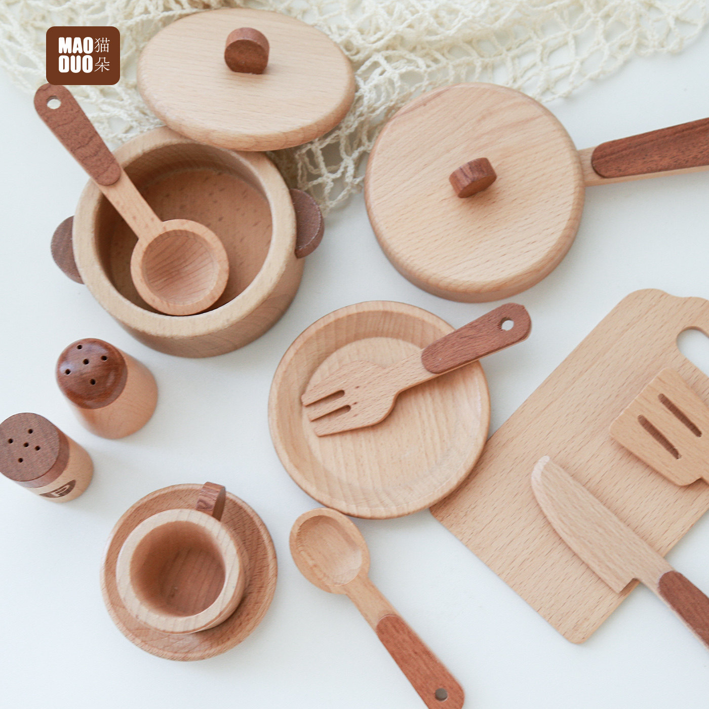 Maoduo Toys Beech Wooden Kids  - Home Cooking Delivery ulasan dan harga