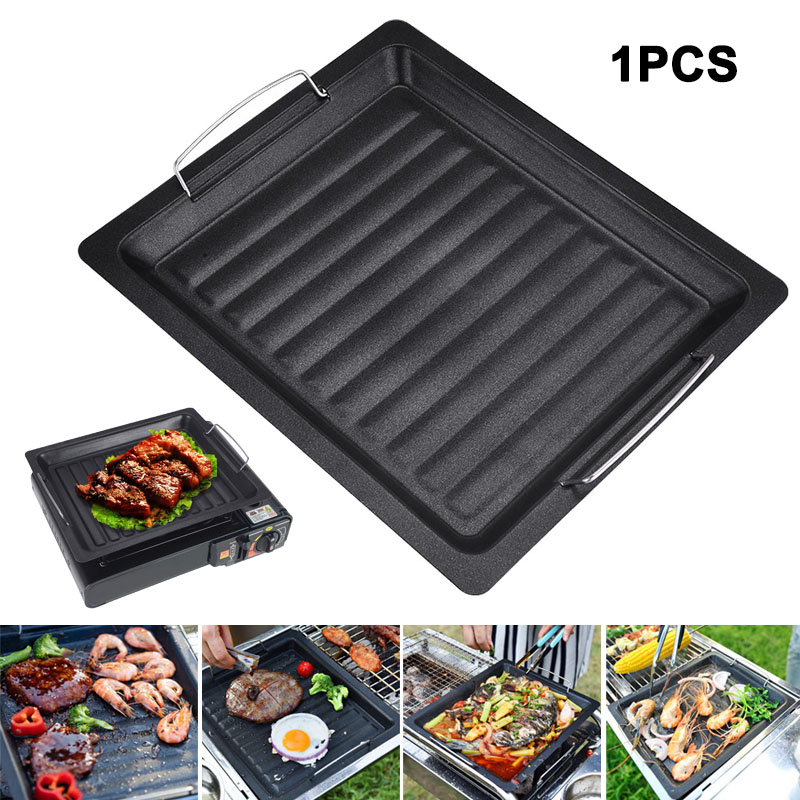 Outdoors Thick Square Grill Pa - Dosa Pan Iron ulasan dan harga