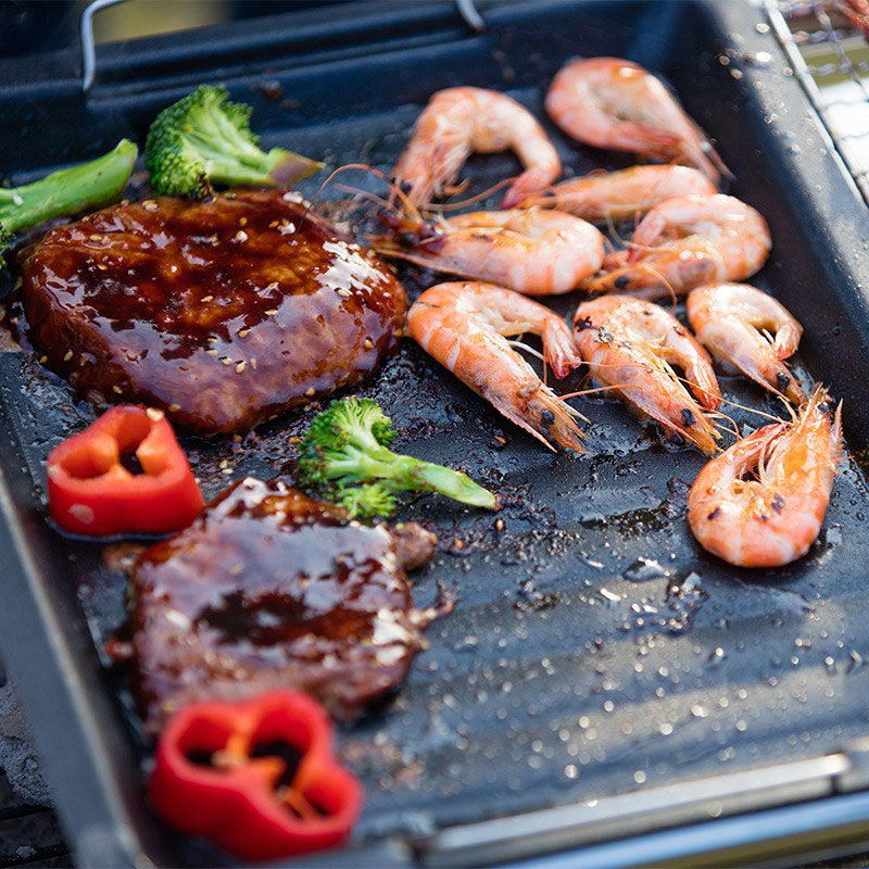 Outdoors Thick Square Grill Pa - Dosa Pan Iron ulasan dan harga