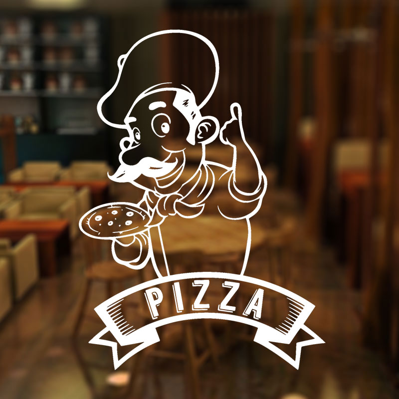 Pizza Pizzeria Logo Cook Sign  - Home Cooking In Italian ulasan dan harga
