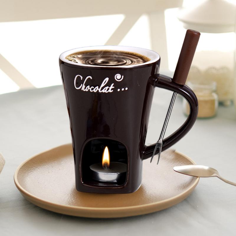 Chocolate Mug Hot Pot Ceramic  - Fondue Pot Ceramic ulasan dan harga