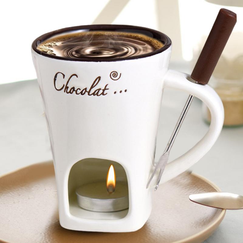 Chocolate Mug Hot Pot Ceramic  - Fondue Pot Ceramic ulasan dan harga