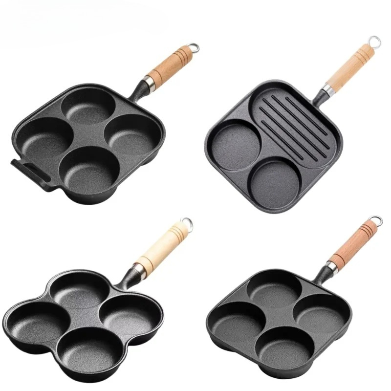 JUSTINLAU 2/4-Hole Cast Iron O - Dosa Pan Iron ulasan dan harga