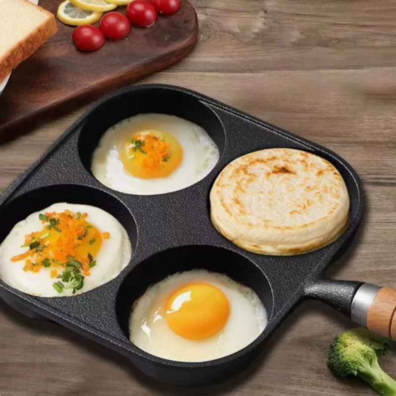 JUSTINLAU 2/4-Hole Cast Iron O - Dosa Pan Iron ulasan dan harga