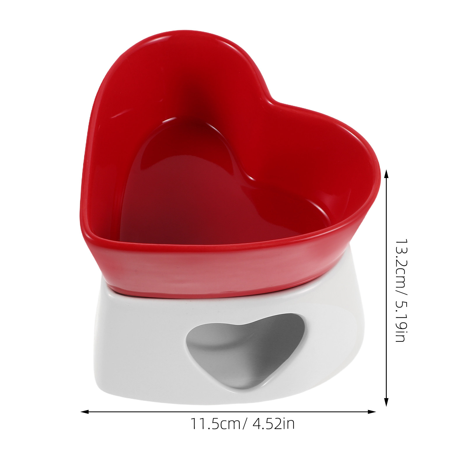 1Set Mini Heart Shaped Ceramic - Fondue Pot Ceramic ulasan dan harga