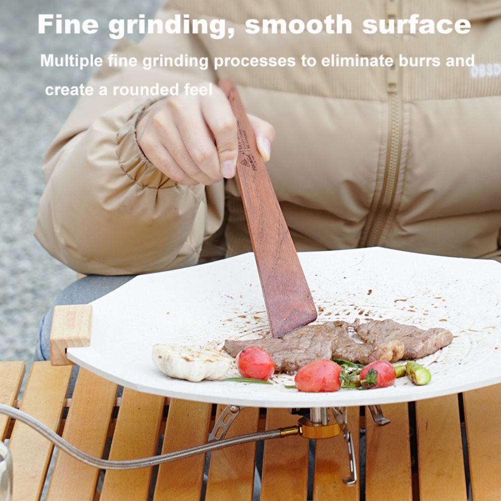 Outdoor Camping Wooden Spatula - Home Cooking Delivery ulasan dan harga