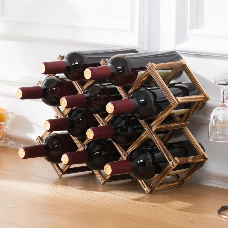 Stackable Wine Storage Shelves - Home Cooking Delivery ulasan dan harga