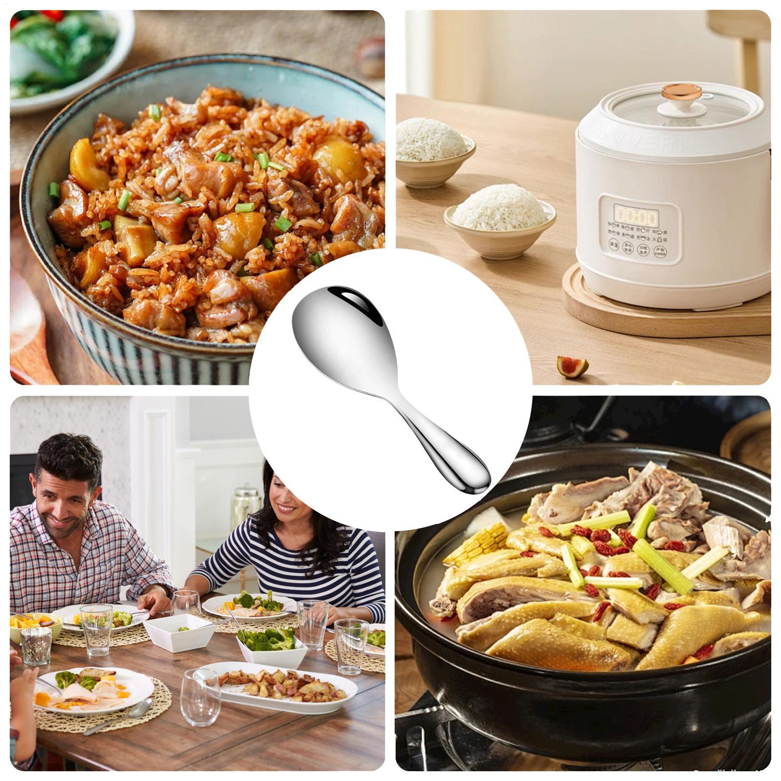 Stainless Steel Rice Spoon Pad - Home Cooking Delivery ulasan dan harga