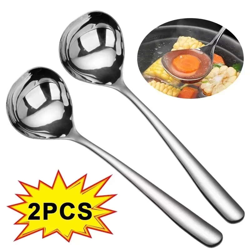 2/1Pcs Stainless Steel Spoon T - Home Cooking Delivery ulasan dan harga